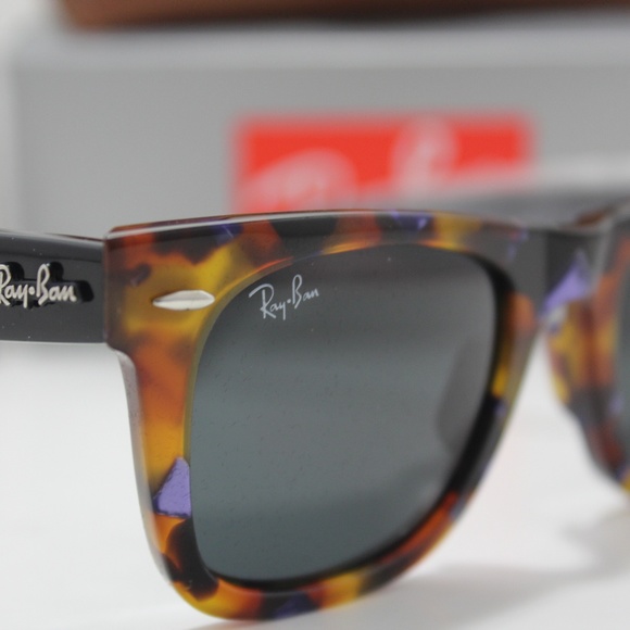 RAY-BAN 2140 1158/R5 FLECK EDITION WAYFARER - Picture 4 of 7